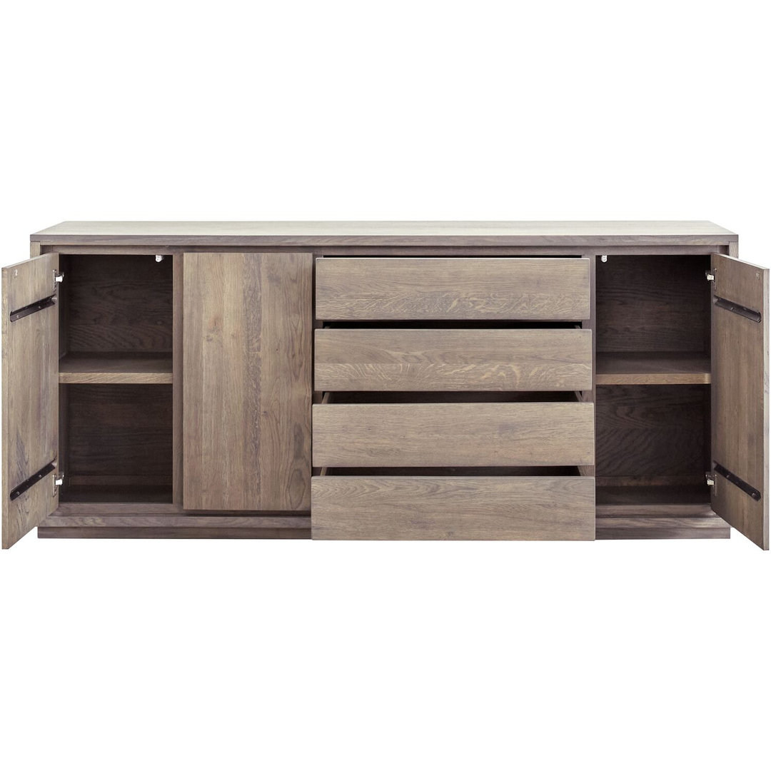 Dressoir Lavio (203 cm) eiken slate