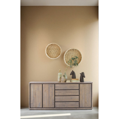 Dressoir Lavio (203 cm) eiken slate