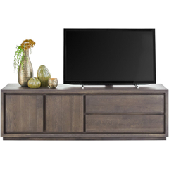 TV-meubel Lavio (164 cm) eiken grafiet