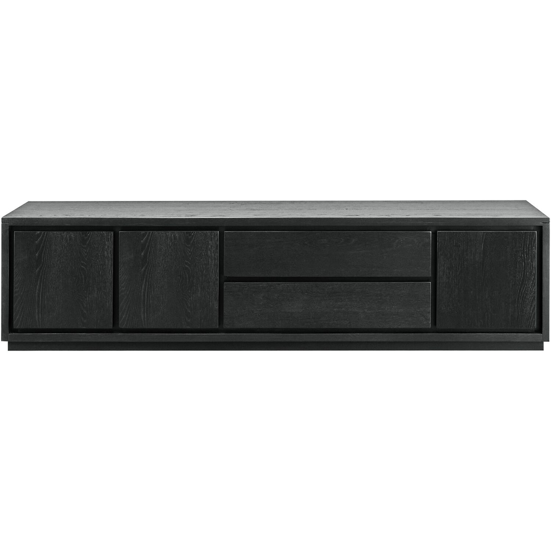 TV-meubel Lavio (203 cm) eiken zwart