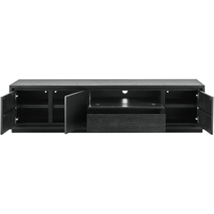 TV-meubel Lavio (203 cm) eiken zwart