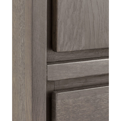 Opbergkast Lavio (86 cm) eiken grafiet