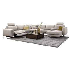 Salontafel Lavio eikenhout 86x86 cm vierkant grafiet