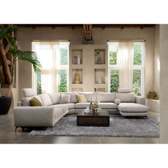 Salontafel Lavio eikenhout 86x86 cm vierkant grafiet
