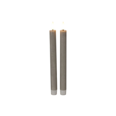 Dinerkaars Benevento LED large grijs rond set van 2