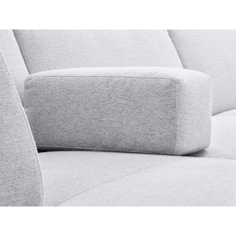 Hoekbank rechts Pantini lichtgrijs premium comfort