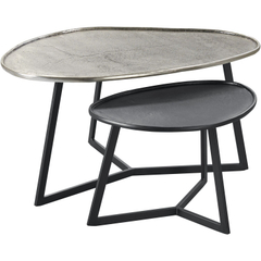 Salontafelset Novato 38 en 55 cm organisch