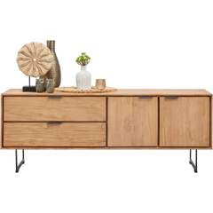 Tv-meubel Aska (157 Cm) teak naturel brushed