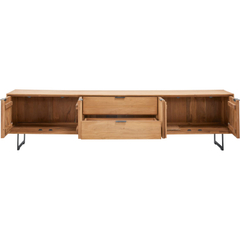 Tv-meubel Aska (234 Cm) teak naturel brushed