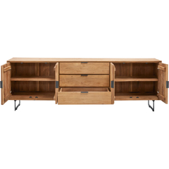 Dressoir Aska (234 Cm) teak naturel brushed