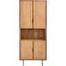 Boekenkast Aska (80 Cm) teak naturel brushed