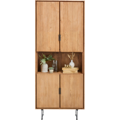 Boekenkast Aska (80 Cm) teak naturel brushed