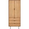 Boekenkast Aska (80 Cm) teak naturel brushed