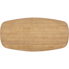 Salontafel Aska teakhout 70x140 cm Deens ovaal naturel brushed