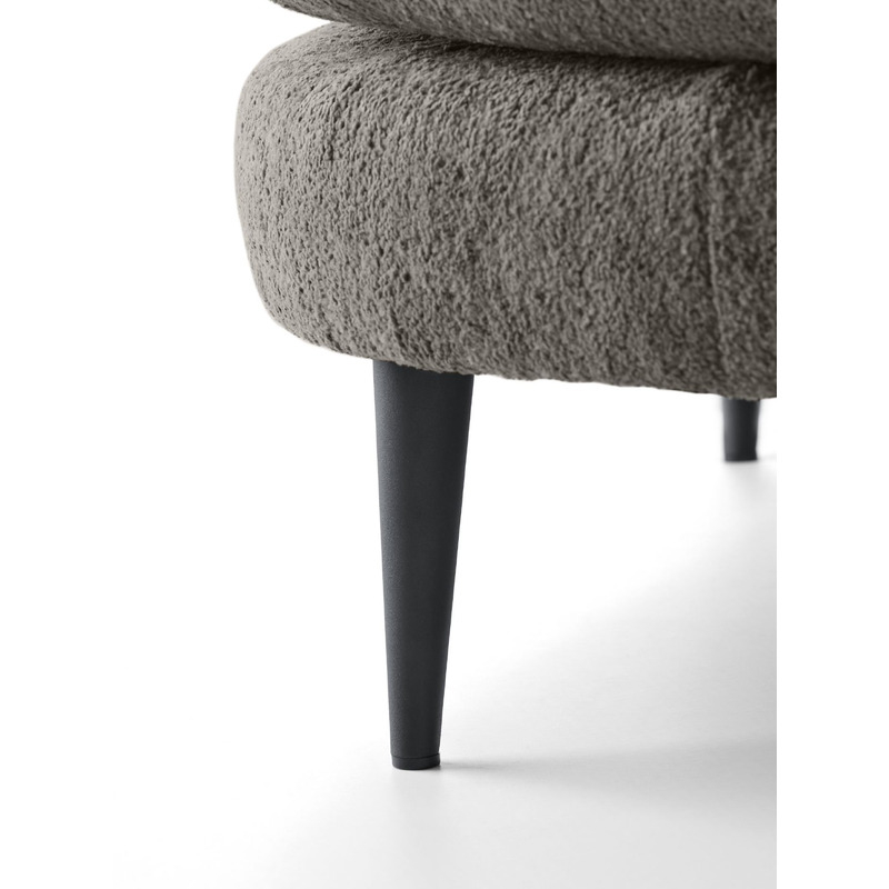 Hoekbank rechts Aziri pocket visco zitting taupe
