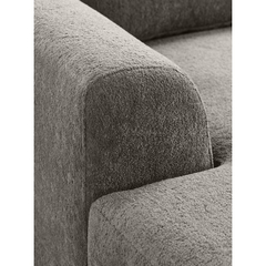 Hoekbank rechts Aziri pocket visco zitting taupe