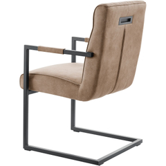 Eetkamerstoel Dantero microvezel taupe