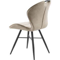 Eetkamerstoel Loana microvezel zandbeige