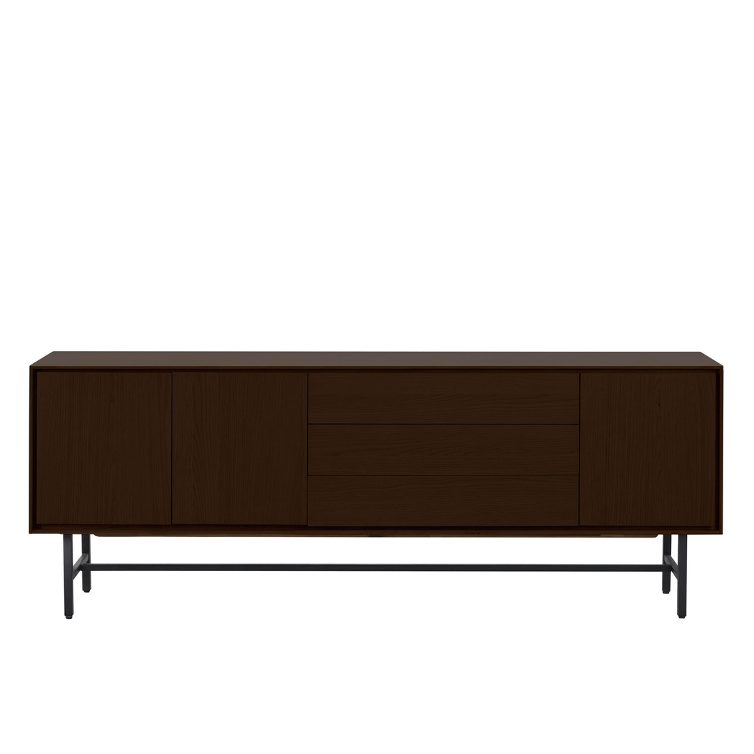 Dressoir Belvio 205 cm dark oak
