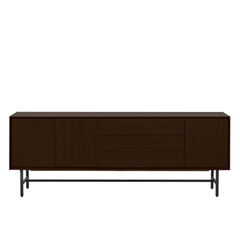 Dressoir Belvio 205 cm dark oak