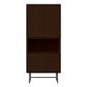 Opbergkast Belvio 85 cm dark oak