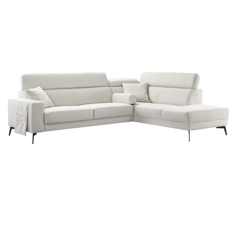 Hoekbank rechts Tusari beige premium comfort