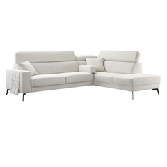 Hoekbank rechts Tusari beige premium comfort