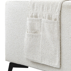 Hoekbank rechts Tusari beige premium comfort