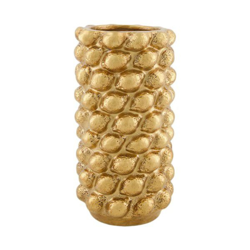 Gouden citroen vaas Finio M