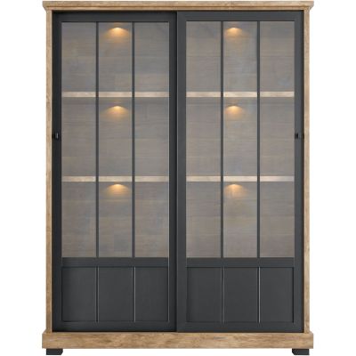 Vitrinekast Ladonia 188x143x50 cm
