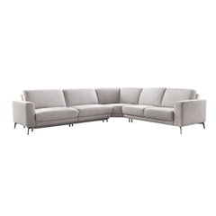 Hoekbank rechts Moscato lichtgrijs relaxfunctie exelent comfort