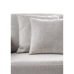 Hoekbank rechts Moscato lichtgrijs exelent comfort