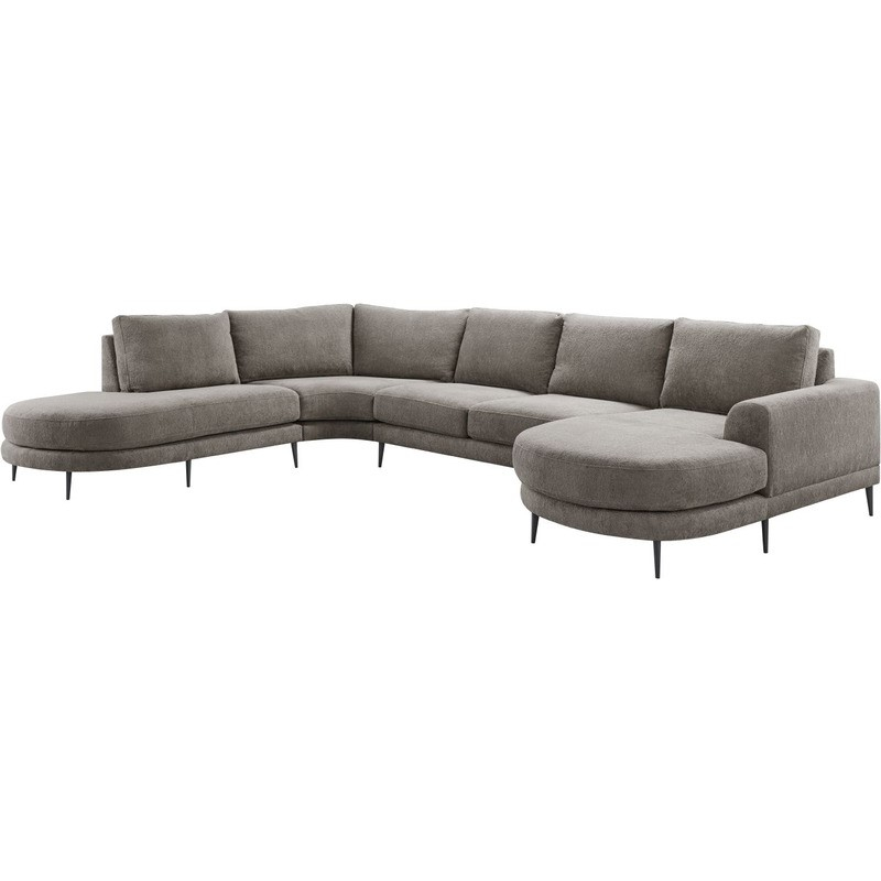 Hoekbank links Aziri taupe supreme comfort
