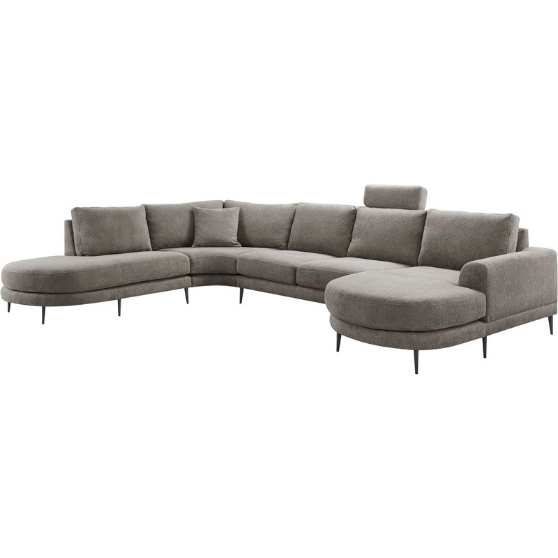 Hoekbank links Aziri taupe supreme comfort