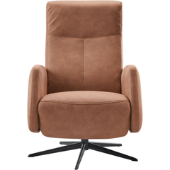 Relaxfauteuil Perfini elektrisch verstelbare rug en voetensteun camel