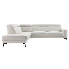 Hoekbank links Tusari beige premium comfort