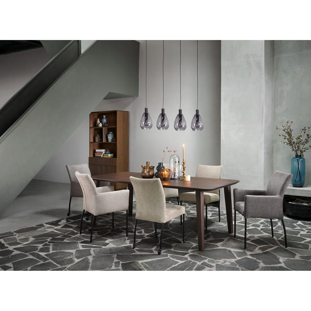 Eetkamerstoel Sessione teddy taupe
