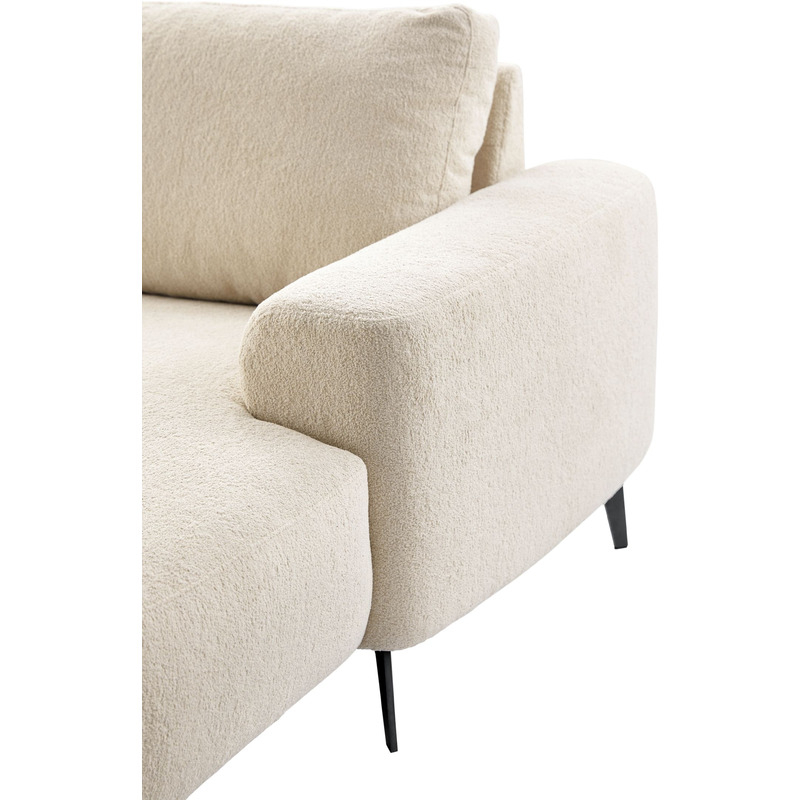 Hoekbank links Davanti HR-zitting beige