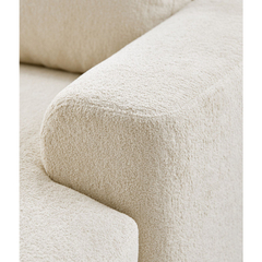 Hoekbank links Davanti HR-zitting beige