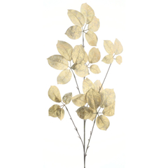 Kunsttak Varenzo prunus blad goud