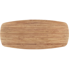 Eettafel Romaro teakhout 180x90 cm Deens ovaal mix rough