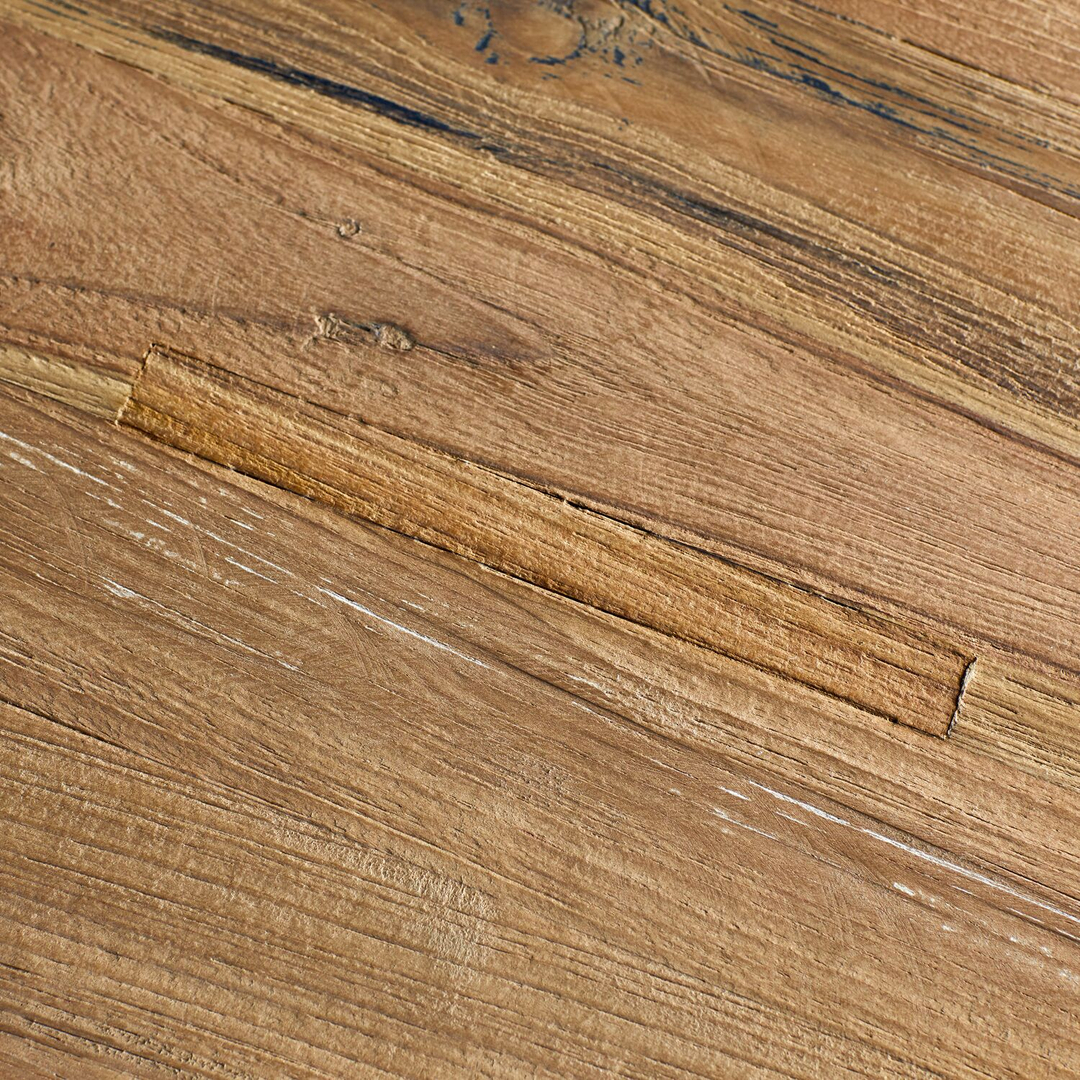 Wandplank Romaro 24x120 cm teak mix rough