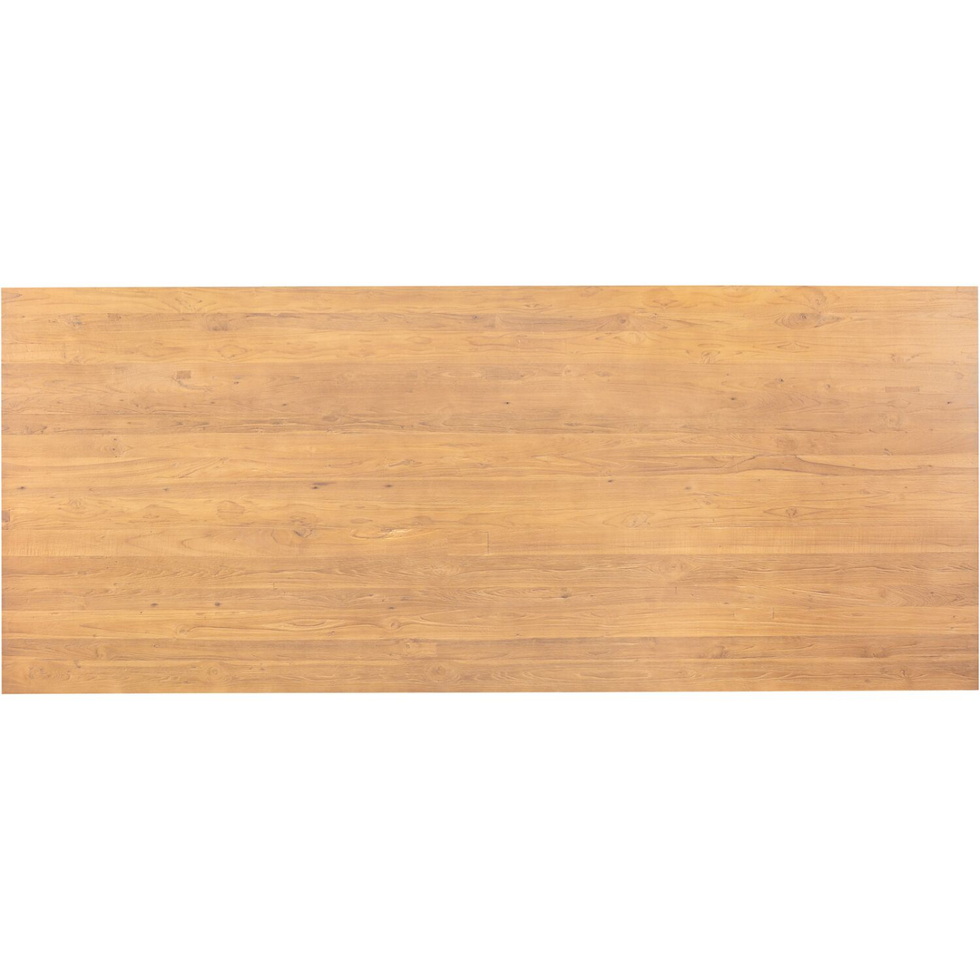 Eettafel Aska teak 160x90 cm rechthoekig naturel brushed