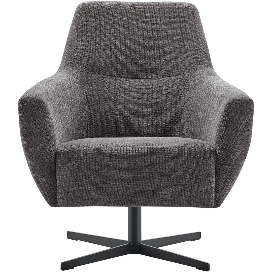 Draaifauteuil Gudo donkergrijs