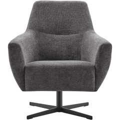 Draaifauteuil Gudo donkergrijs