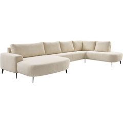 Hoekbank rechts Davanti HR-zitting beige