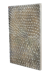 Wandornament Pictura 60x80 cm rechthoekig grijs