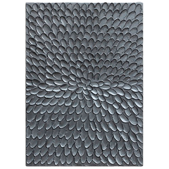 Wandornament Pictura 60x80 cm rechthoekig zilver
