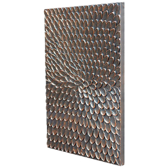 Wandornament Pictura 60x80 cm rechthoekig bruin