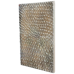 Wandornament Pictura 80x120 cm rechthoekig grijs